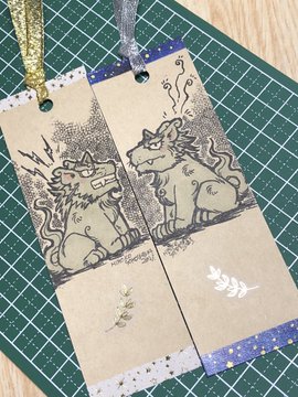 こちらのイベントで頒布予定の手描き栞ですが、大阪の文学フリマ・年末のコミケ103での様子を見て価格を変更する事に。一枚一律300円になります。新作も多少追加する予定です。 