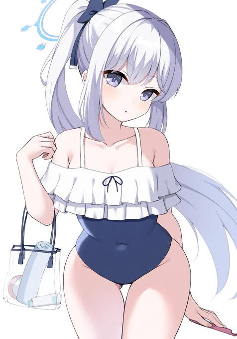 冬だけど水着ミヤコです #ブルアカ 