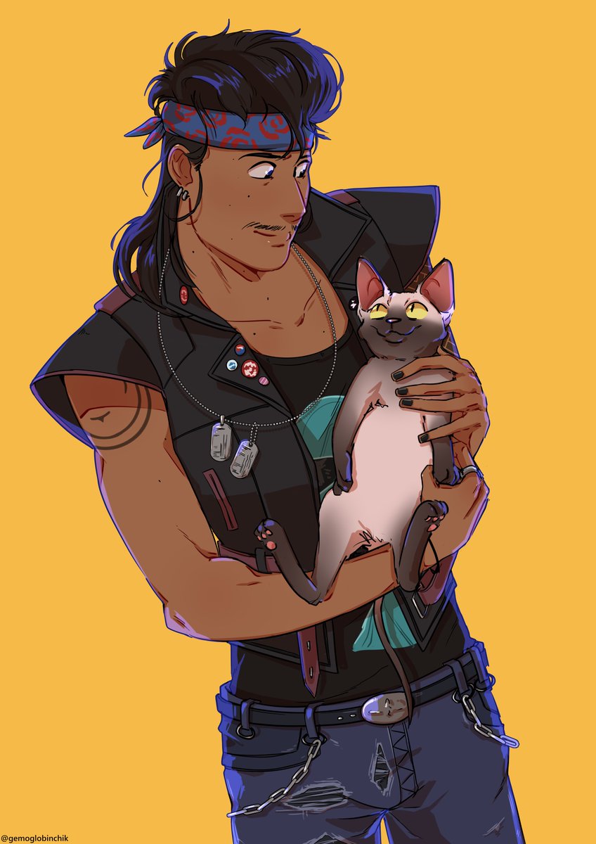 Art trade for @___jordann1 🐾
#cyberpunk2077 #kerryeurodyne