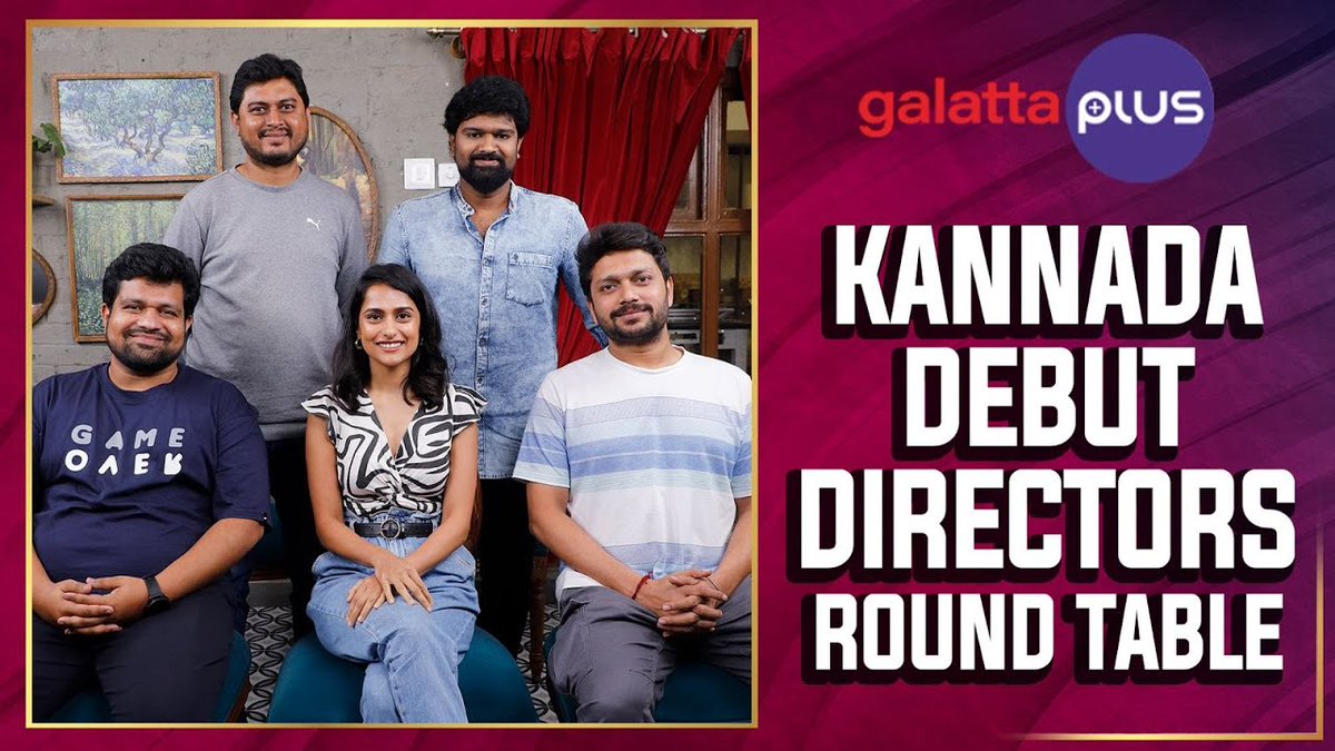 Kannada Debut Directors Roundtable 2023 Watch Here; youtube.com/watch?v=MUrV_x… @kairamvaashi #NithinKrishnamoorthy #ShashankSoghal #SindhuSreenivasMurthy #VishalAthreya #SunilMysooru #KannadaDebutDirectorsRoundtable #TheKannadaDebutDirectorsRoundtable2023