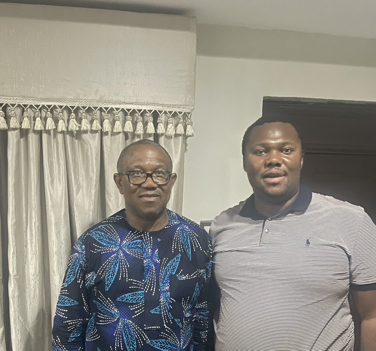 JosephOnuorah's tweet photo. Met with our principal HE Peter Obi @PeterObi yesterday for over 3 hours discussing the future of this great country that is currently beset by successive years of leadership failures by the APC.
In spite of all these failures - we are convinced 💯 that :::
A New Nigeria 🇳🇬 is PO-ssible!.✅💥🔥
#KeepBelieving
#2024NoGreeForAnybody