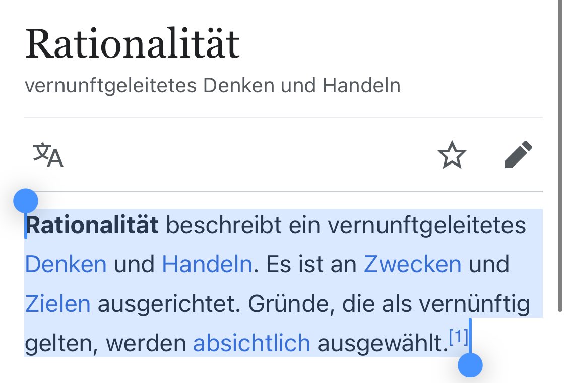 WAJKoenitz's tweet image. Nein das wäre gerade nicht rational. Das wäre das Gegenteil. Es hilft sich nochmal vor Augen zu führen was #Rational eigentlich bedeutet. Wer offensichtliches ausblendet, der leidet im besten Falle an einem sog. #RealityDistortionField. Auf 🇩🇪 heißt das Selbstlüge.