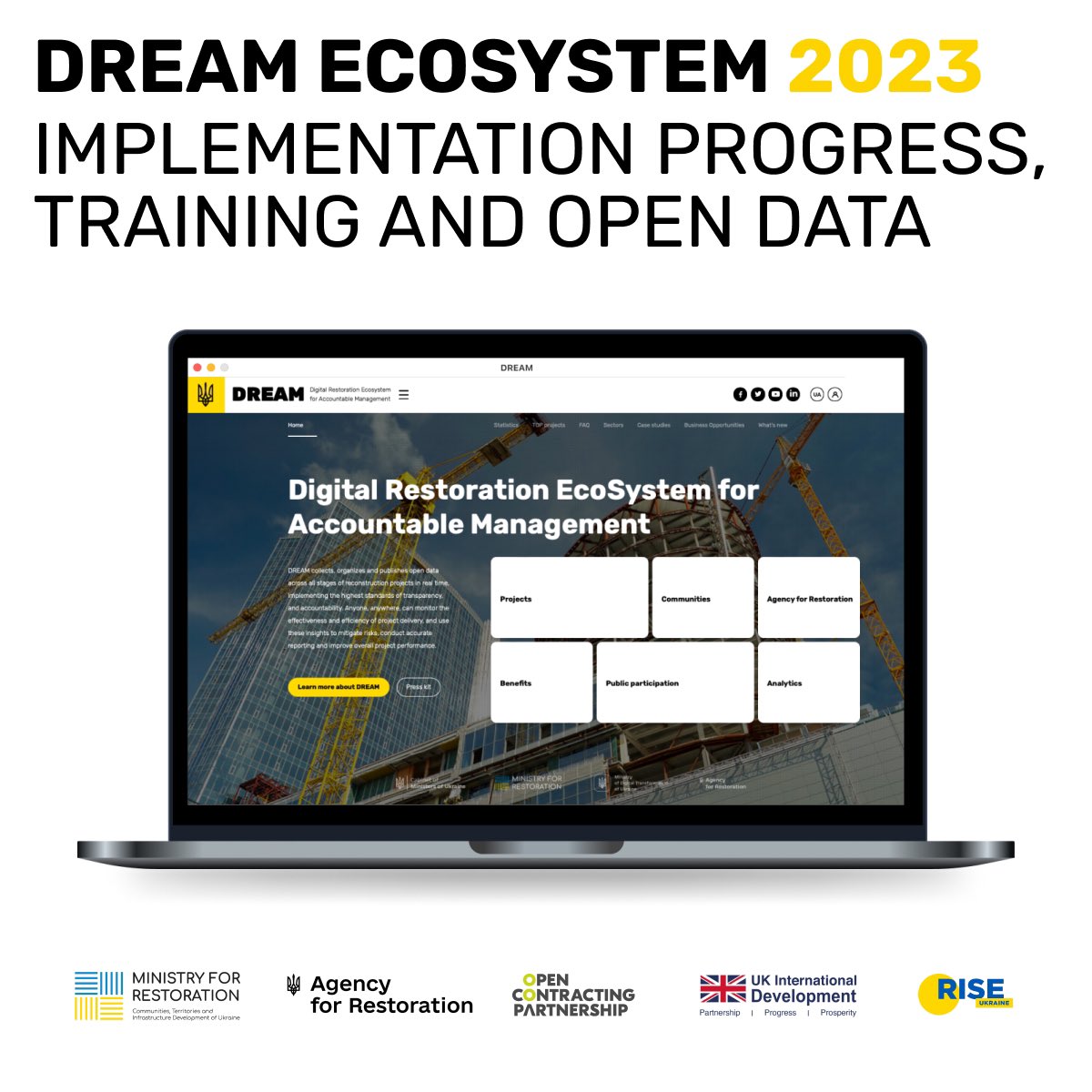 DREAM is actively developing to ensure that the restoration process is as transparent and accountable as possible. Learn more about the achievements and plans for the development of the system in our infographic 👇🏻