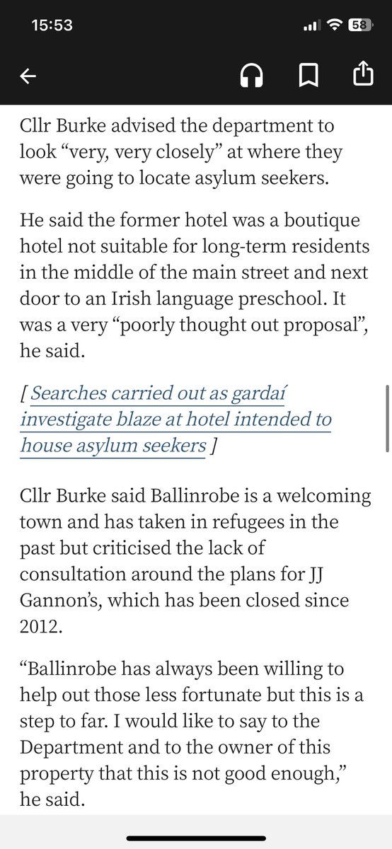 A former hotel - a HOTEL - disused for 11 years. 

For years, housing tourists from around the world, next to a school, but now unsuitable for housing refugees from around the world…

Michael Burke and <a href="/FineGaelMayo/">Mayo Fine Gael</a>  - shame. Much coded racism built into this electioneering.