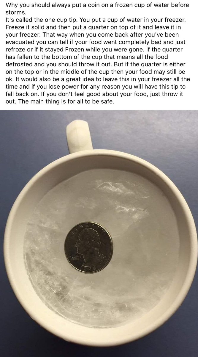 IV_Musketeer's tweet image. one cup tip

#StormTips