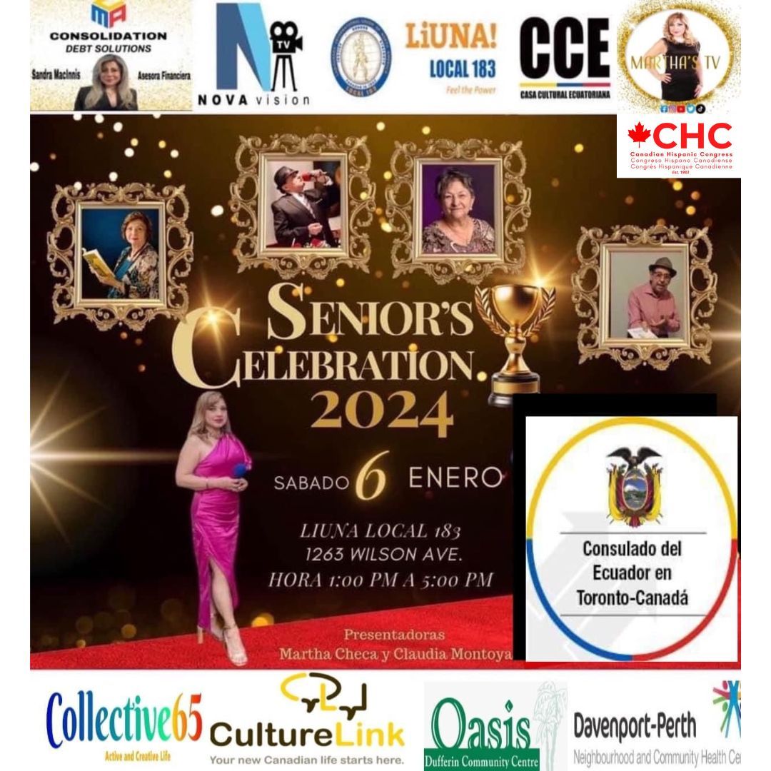 ¡El Congreso Hispano Canadiense te invita a ser parte del Senior’s Celebration 2024! 🇨🇦🥳🎉#unmillonjuntos #CHC #1millonstrong #noticias #hispanxs #latinxs #news