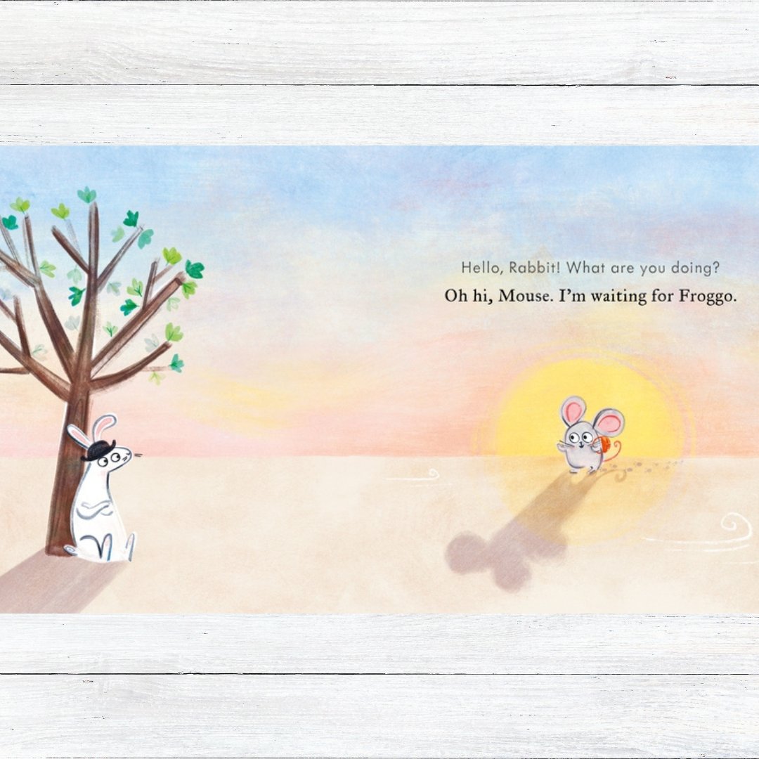 HachetteKids's tweet photo. "This book is an absolute winner" - Parent review

An irresistible new picture book about the virtues of patience and the fun that can be had whilst waiting, by author-illustrator @alice_courtley🐸

Shop here: https://t.co/fR24qJpLlT https://t.co/rQQlN4dvoX
