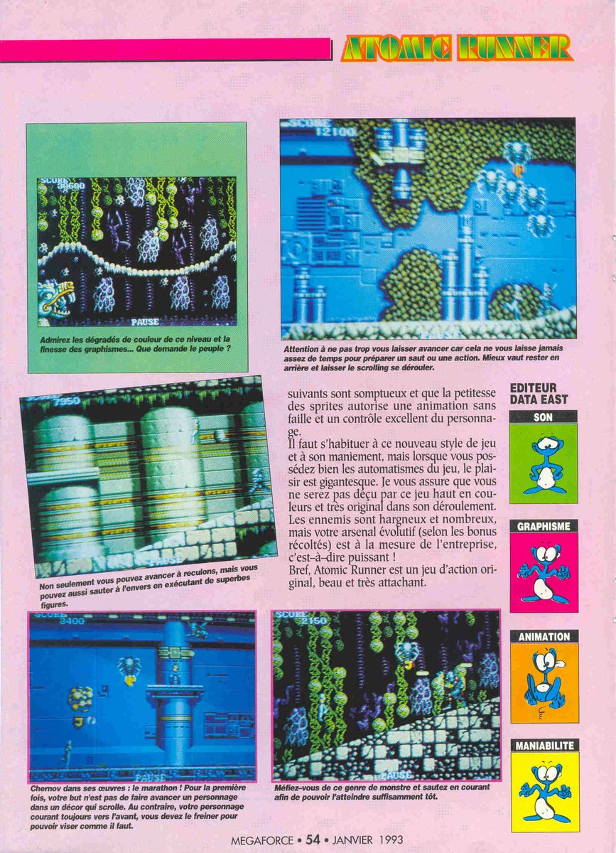 AllmightoFranky's tweet photo. Toujours sur la 16bits de #SEGA on passe sur #AtomicRunner, et sur #MasterSystem #BatmanReturns!! 2/5 https://t.co/GxTi8XL3W2
