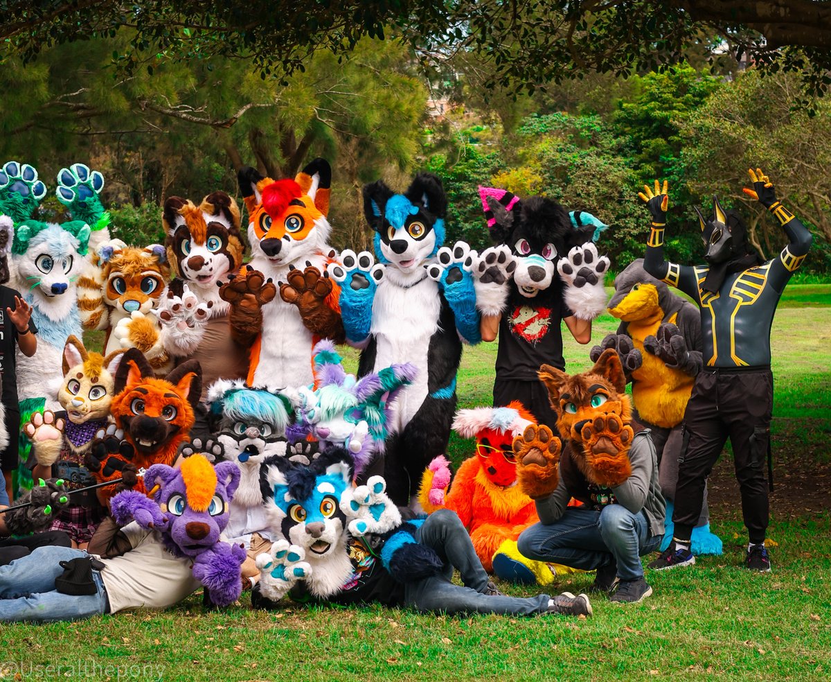 S2 Gang, been a hot minute since i took a photo of these dorks ❤️#furry #fursuiter #fursuit