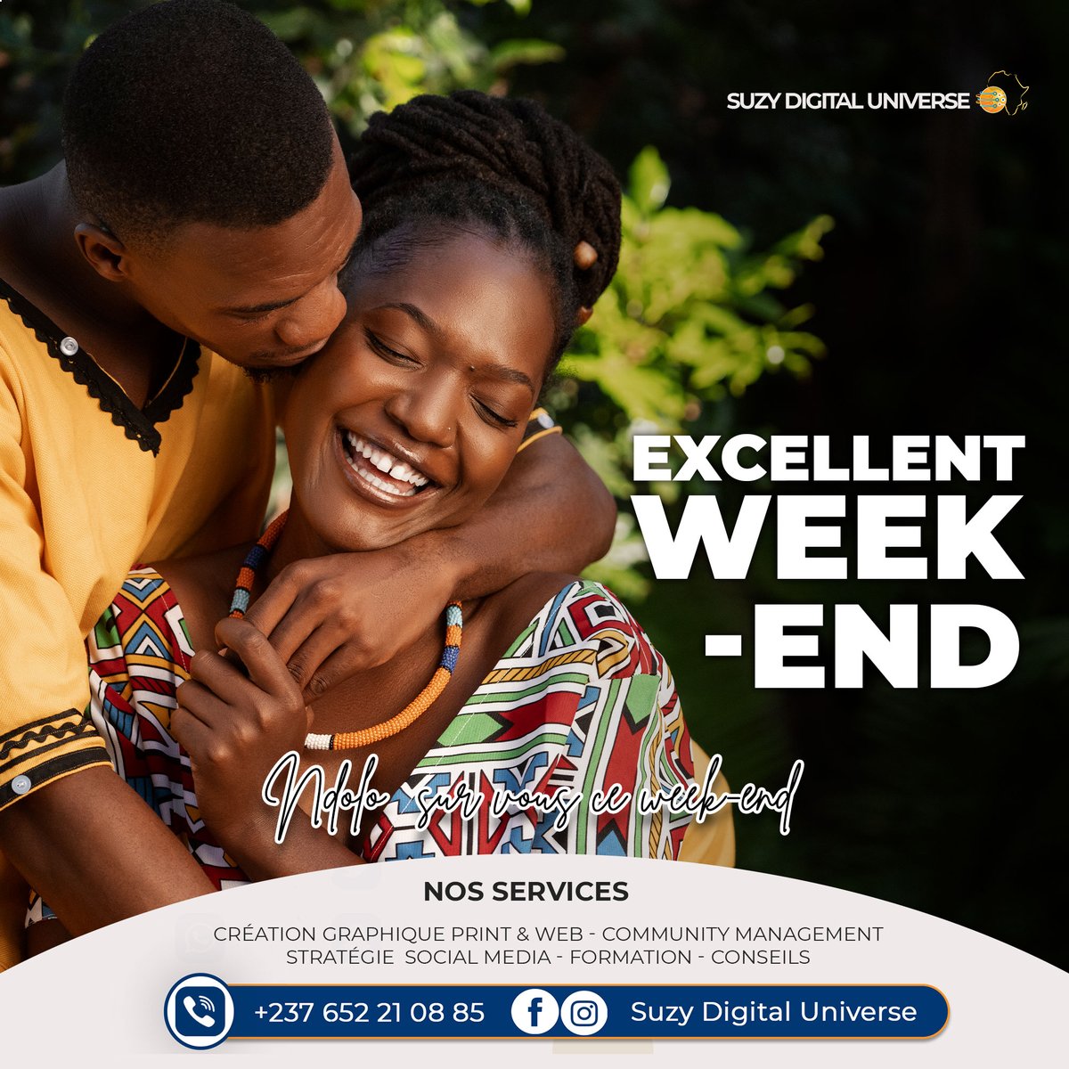 SuzyDigital's tweet photo. Excellent weekend à tous !
Profitez en pour faire plaisir à votre moitié...

#SuzyDigitalUniverse
#communitymanagerfreelance 
#bonweekend https://t.co/LKPYqLe31z