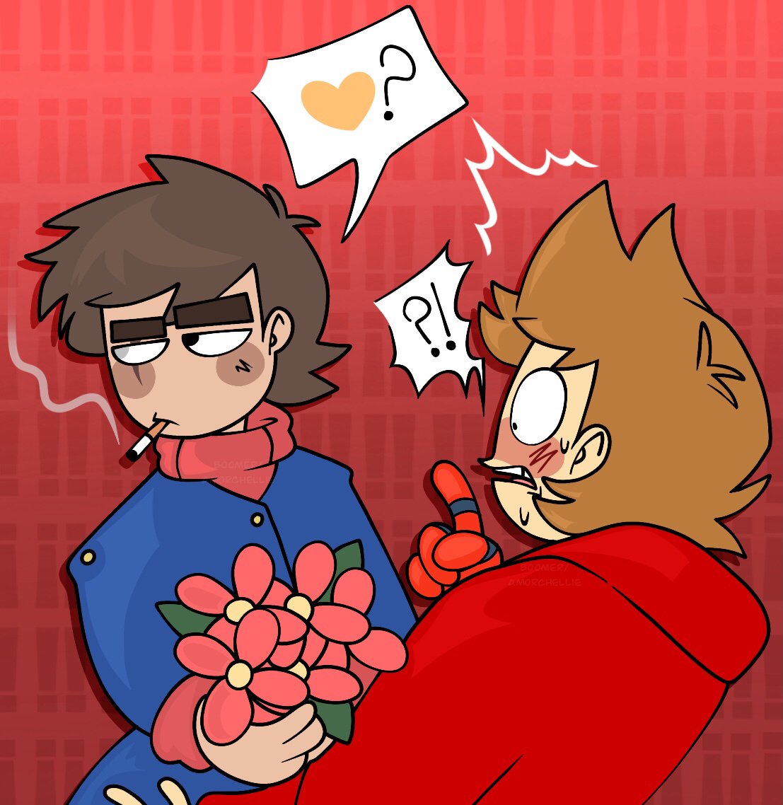 thebigboppah's tweet photo. #Eddsworld #PaulTord lol some Paul x Tord bc it's such a rare pair 🥹🥹🥹 https://t.co/h1IcH2ivWt