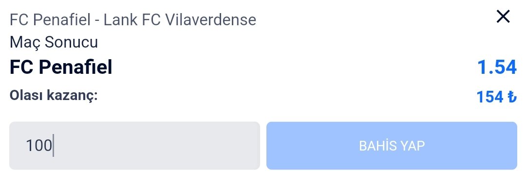 odds_dropping's tweet photo. 🔥 %100 Hoşgeldin bonusu
🌟 %20 Cevrimsiz  bonus
💥 50 Freebet 50 Freespin deneme bonusu

💱 Branş : Futbol⚽
🎯 Tercih : Penafiel kazanir
📊 Oran : 1,54

@larabahis 🎯 https://t.co/QmFAPyIuqT

#futbol #iddaa #Kupon #bahis #cash #Orananaliz https://t.co/nMoEPCsTFV