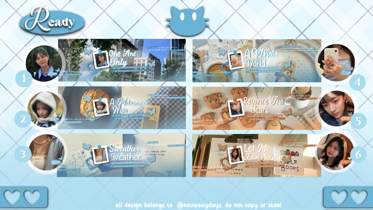 keigorows's tweet photo. Help repost please? Thank you ! 🫶

Halo semuanya, aku mau FLASH SALE semua layout dibawah ini dengan price 2.000/ea (only get ava png). chara cek di alt. Bisa di take sekarang juga lewat DM ya! Selamat jajan(⁠ ⁠◜⁠‿⁠◝⁠ ⁠)⁠♡
SOLD ; 5
#zonauang #zonajajan https://t.co/ofcpQvVP3Q