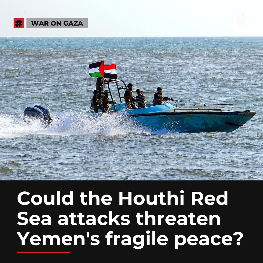 AJEnglish's tweet photo. The recent Red Sea attacks increased Houthi recruits, raising analysts' concerns about potential threats to the ceasefire if the group launches a new domestic offensive https://t.co/SB4yuBgtZx https://t.co/ML13YWIUuz