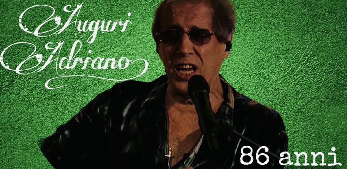 acfanscommunity's tweet photo. In attesa di news sull’imminente ritorno in tv… BUON COMPLEANNO ADRIANO ❤️

#adrianocelentano #celentano #auguri #6Gennaio #compleanno https://t.co/bnac3eL0nV