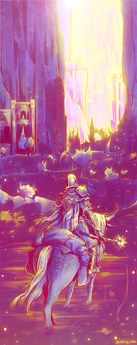 Elden Ring Fanart of <a href="/IamKuroStyle/">KStyle</a> 's character! Happy birthday to an awesome souls &amp; variety streamer!