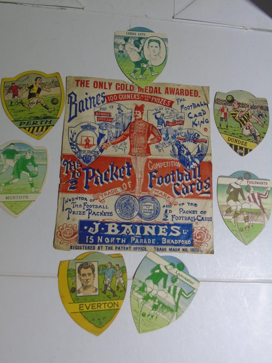 Helldc3's tweet photo. Avid Collector of John Baines of Bradford cards, empty bags, posters, billheads, invoices etc.  and also sporting cards. Cards by Baines, Toole, Briggs, Sharpe cards and any other similar wanted to buy or exchange - by all means message me to discuss any deal. https://t.co/CZimbzZR90