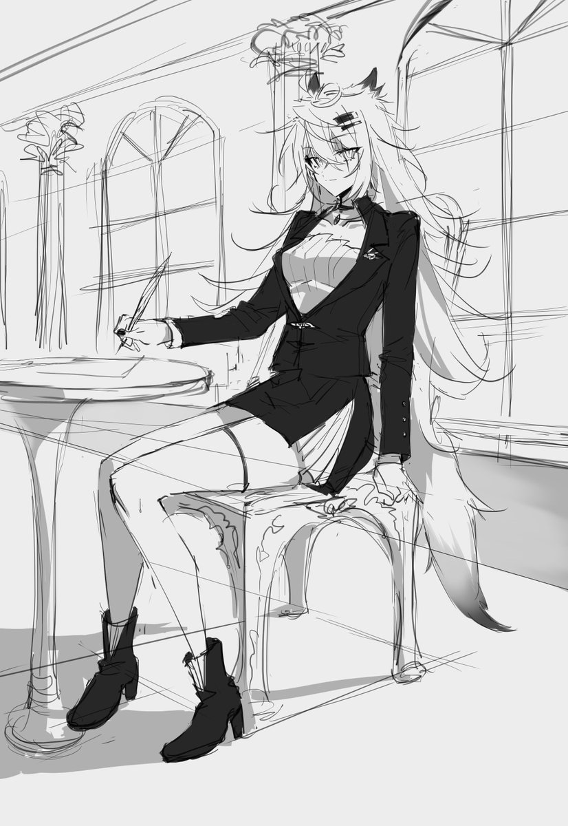 #アークナイツ 前の絵を補足する 