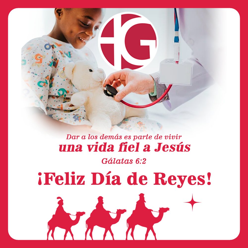 🫴🏽 "Más bienaventurado es dar que recibir" 💝

👑 Desde el #HospitalGuadalupe te deseamos un #DíaDeReyes lleno de unión, paz y armonía en compañía de tus seres queridos

Recuerda que el mejor regalo es aquel que se comparte con quienes amamos 🎁

#ReyesMagos2024 #DarYRecibir