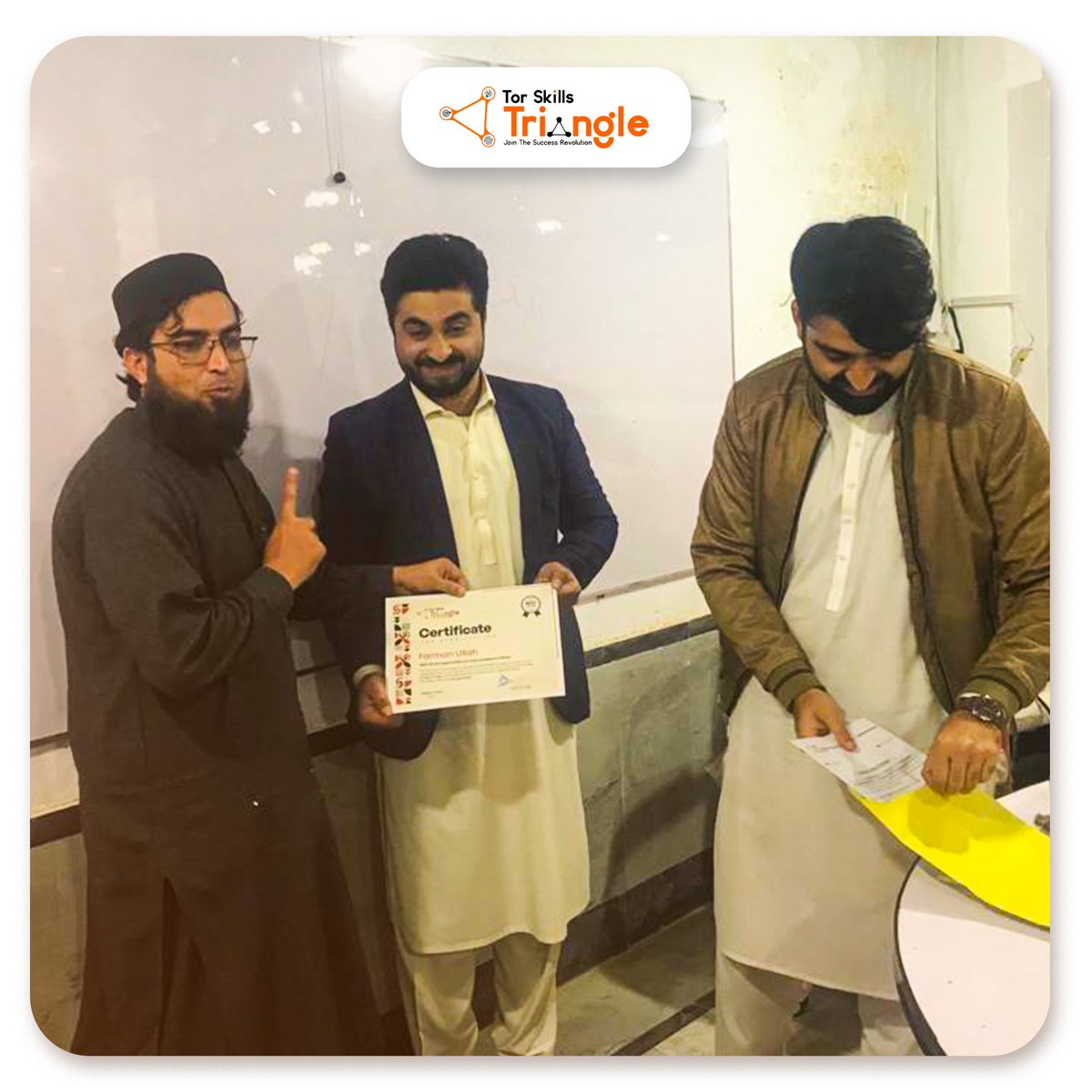 SkillsTor's tweet photo. The CEO of Tor Skills Triangle arranged a great farewell party for Mr Farman on Wednesday 3rd January 2024, who worked with TST as an SEO Expert for one year.  Also, we had a great time on this special occasion.

📌 Location: TorskillsTriangle,University Town 

#torskillstriangle https://t.co/TKnE8cobIA