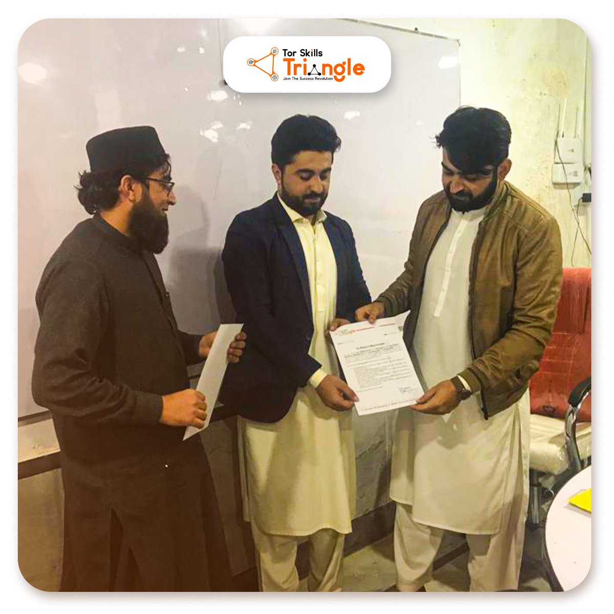 SkillsTor's tweet photo. The CEO of Tor Skills Triangle arranged a great farewell party for Mr Farman on Wednesday 3rd January 2024, who worked with TST as an SEO Expert for one year.  Also, we had a great time on this special occasion.

📌 Location: TorskillsTriangle,University Town 

#torskillstriangle https://t.co/TKnE8cobIA