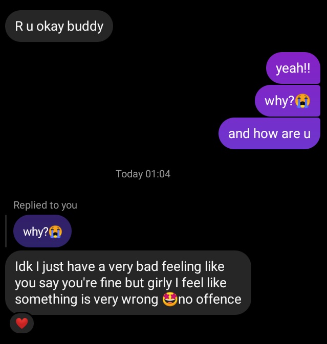 IM CRYING WHO SAYS THIS
