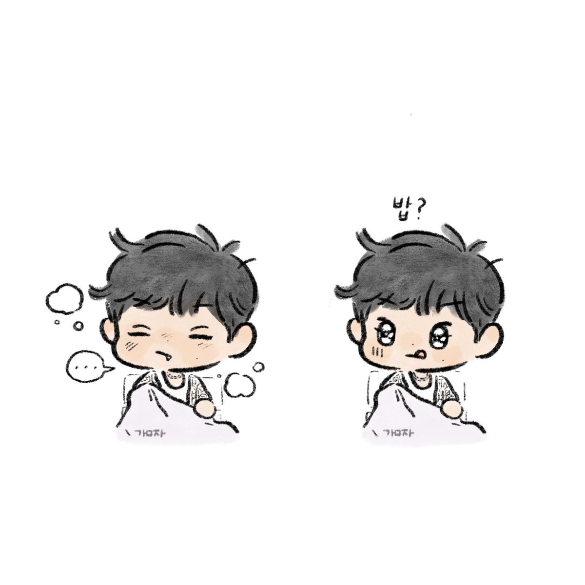 따끈꼬질말랑..🐶🍚🖤