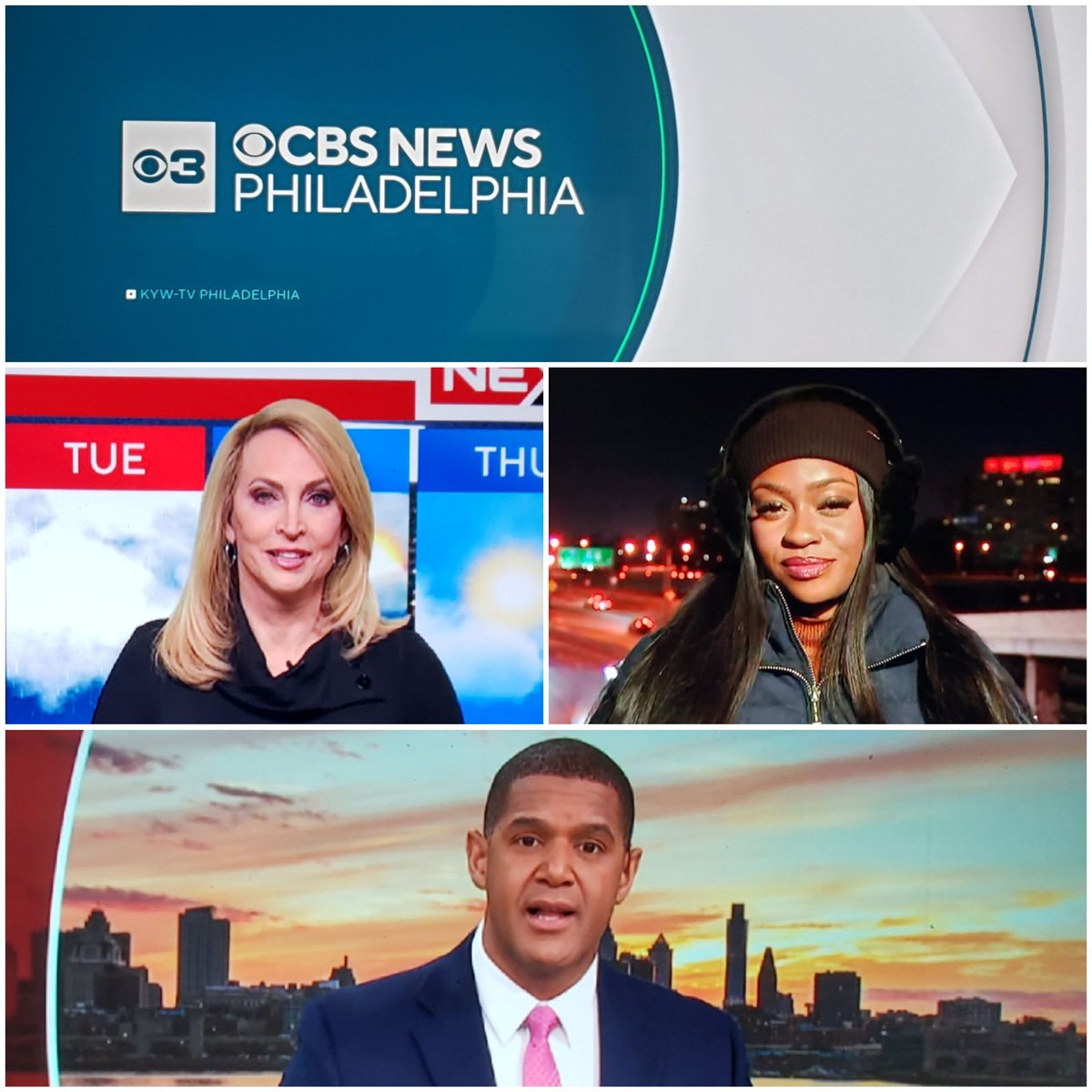 KennyBigelow's tweet image. Good morning #CBSNewsPhiladelphia #WeekendEdition @CBSPhiladelphia with @TammieSouza @jpayoute and @HMonroeNews (This is my 1st #CBSNewsPhiladelphia post this New Year) HAPPY NEW YEAR 😀 Have a great Saturday,  but #StaySafe 🌨🌧 #LoveYouGuys 💖💞💝 #ByeBye 👍🏾🤎🤗👋🏼♑🏈
#🙏🏾✝️🕊💗