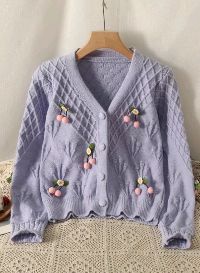 buchinweii's tweet photo. 🛍️Thread 
⭐ Rate : 4.7
Cherry Cardigan 
📎 https://t.co/gONIxnHkuc https://t.co/rJTdFDdxhA