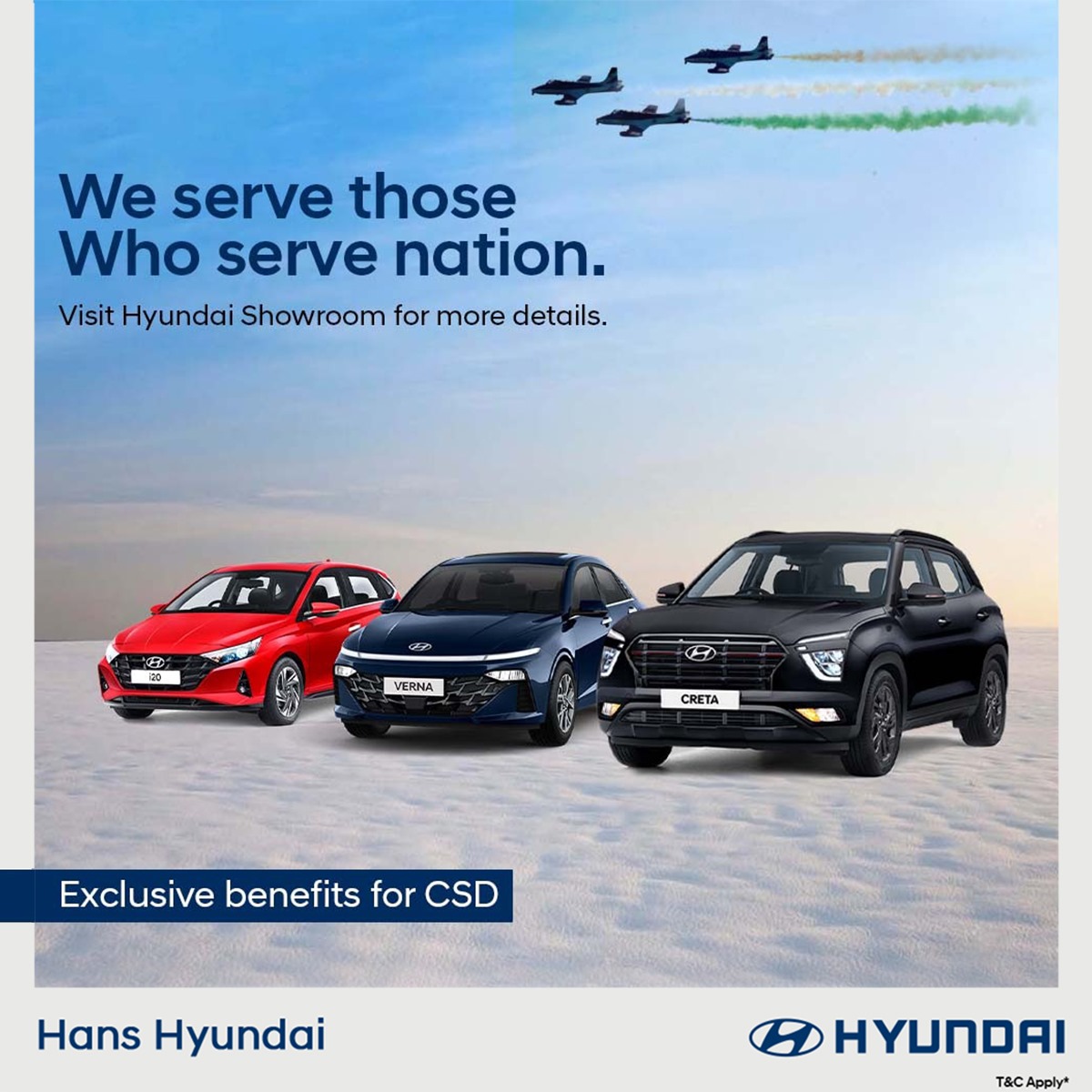Hans_Hyundai's tweet photo. Embark on a thrilling journey with the #HyundaiCars! ππ¨
- Hyundai i20
- Hyundai Verna
- Hyundai Creta
Secure your spot for an exhilarating ride like never before. Seize the opportunity through the CSD facility! π
Call +91 84477-35009 π
#Hyundai #CSDFacility #HansHyundai https://t.co/nc6D93BVVS