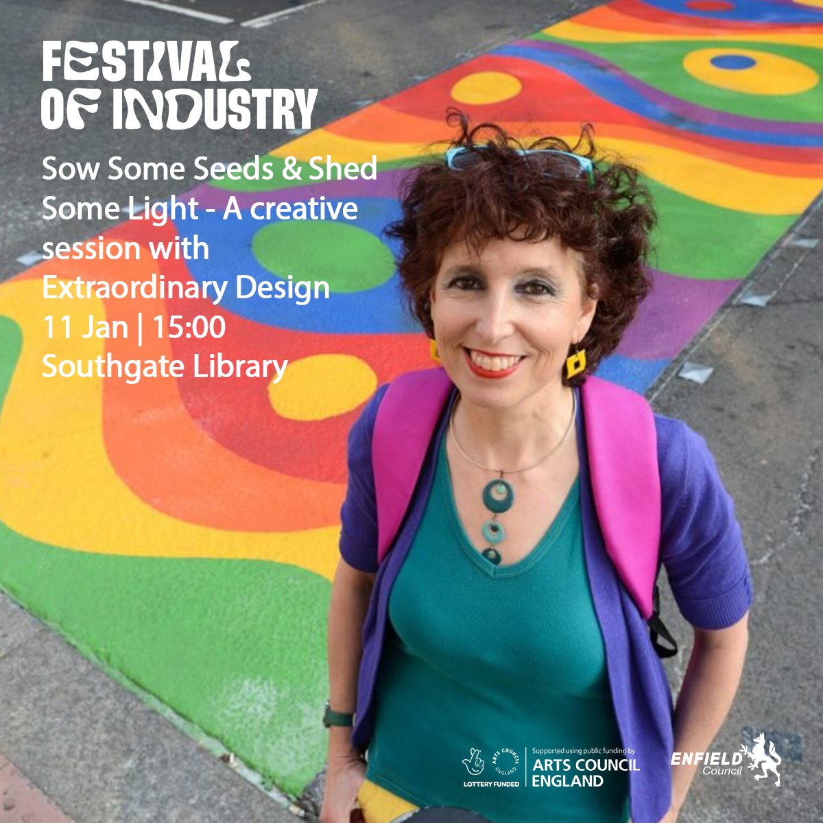 Sow Some Seeds &amp; Shed Some Light - A creative session with Extraordinary Design - FREE EVENT
11 January | 3pm | Southgate Library
➡️Book here: bit.ly/3TPtiUs 

💡For the full programme and information about the Festival of Industry, please visit enfieldfestivalofindustry.com