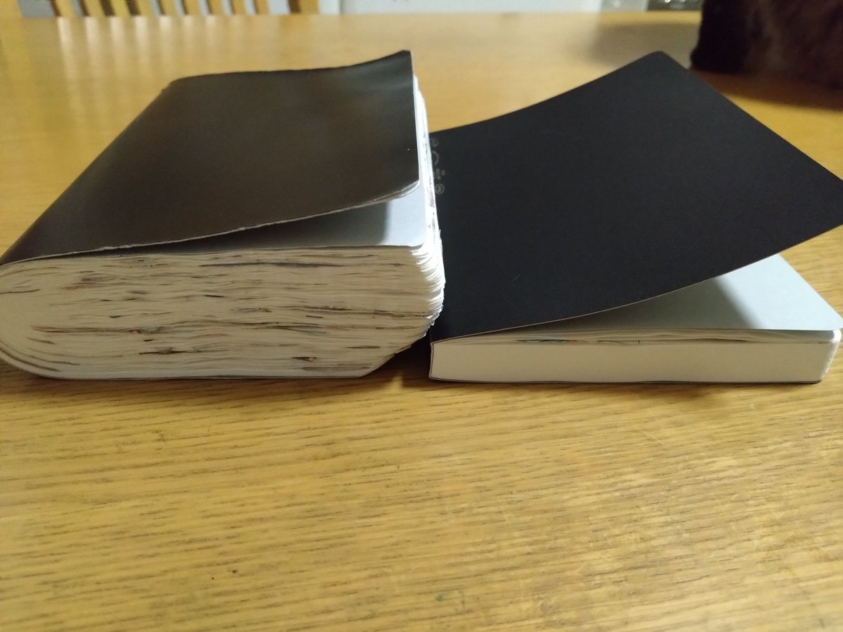 m0gu_mg's tweet photo. 今年もデコ日記は365daysノート
左が去年のだけど、マステだけでのデコだけどだいぶ育った🌱
今年も楽しみながらやるぞ https://t.co/nvb9RDPVRi