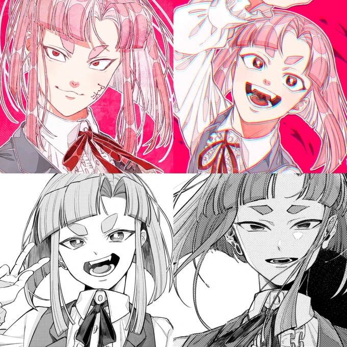 今年は自創作の死神たちもちゃんと描いていきたい〜 昔の絵しかない 
