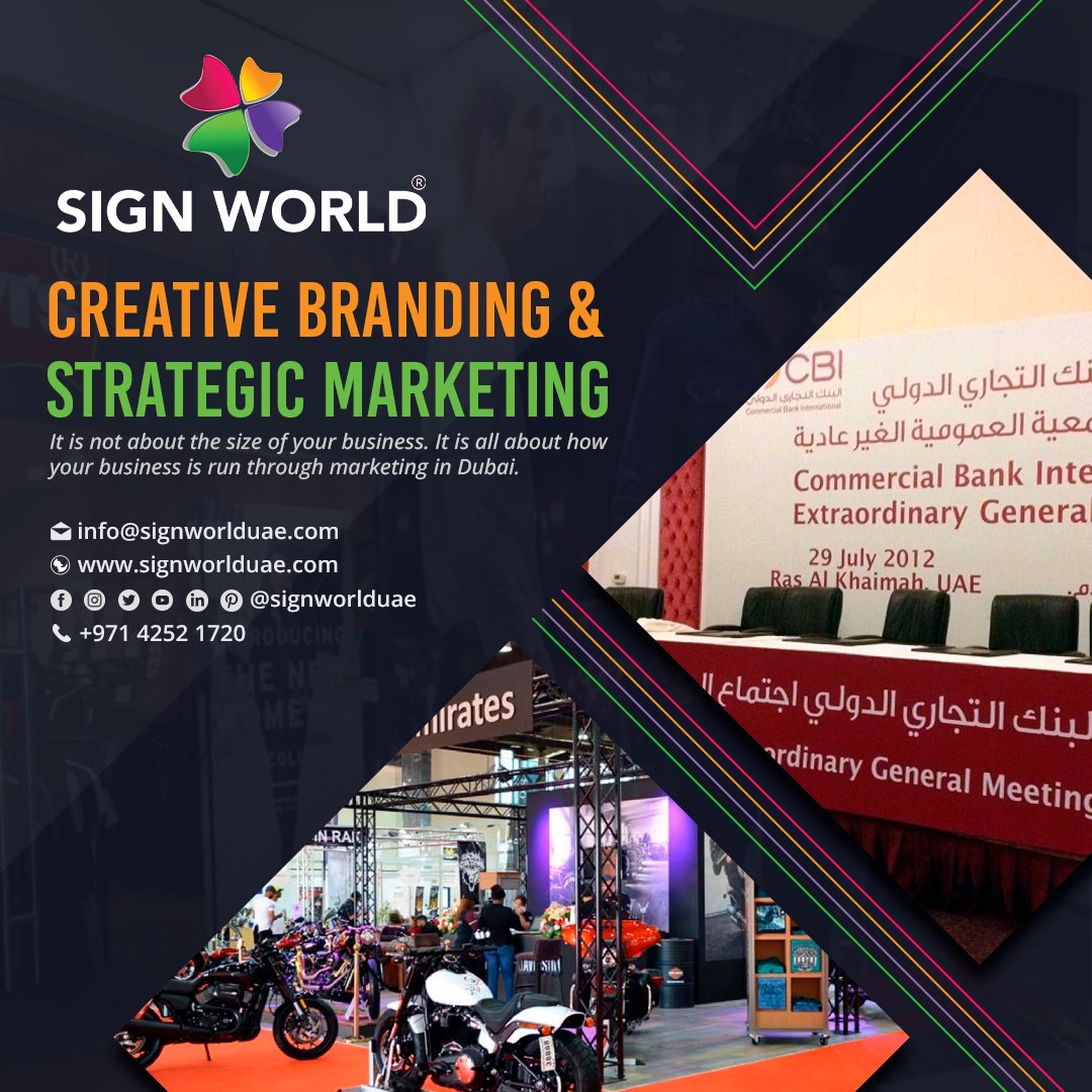 signworlduae's tweet image. 🌟 Elevate Your Brand with Sign World UAE! 🌟 Explore the world of custom signage from LED displays to acrylic signs.
✨ Visit us at signworlduae.com  #SignWorldUAE #BrandVisibility #InnovativeSigns #CreativeSolutions #DubaiBusiness