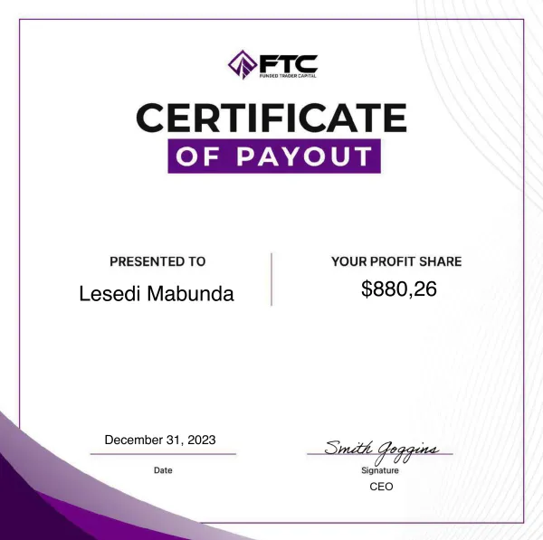 ftcpropfirm's tweet photo. FTC Payout Sent! 📷

Payout amount: $880,26

Tradelocker amount: $6,100.33

Account Size: $5k Funded https://t.co/rQKHn7xSG3