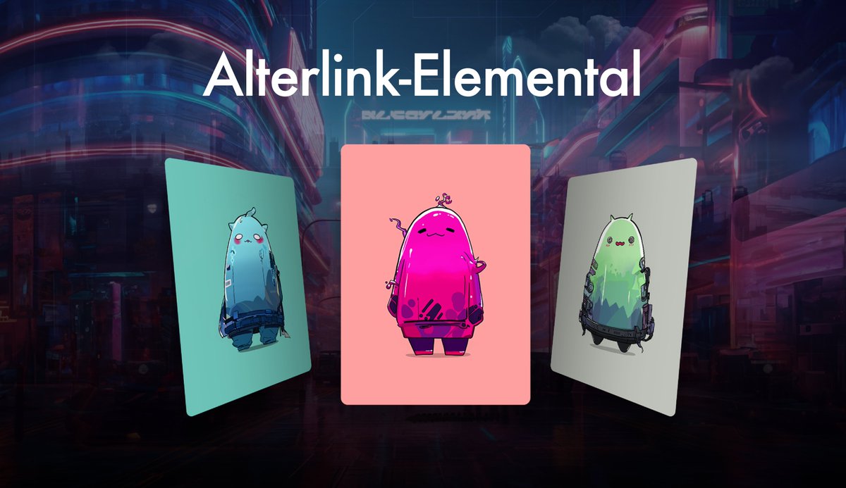 LinkAlter's tweet image. Hello AlteLink community!

We are pleased to announce the first minting of Alterlink NFTs.
only 500 NFTs will be available at the lowest price to start! 🎉 . 
(You can buy a total of 5 per wallet).
Don't miss your chance to be part of this unique community.
Why not start the new…