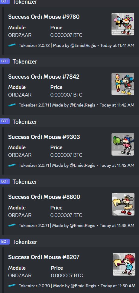 tokenizer bot success tweet media