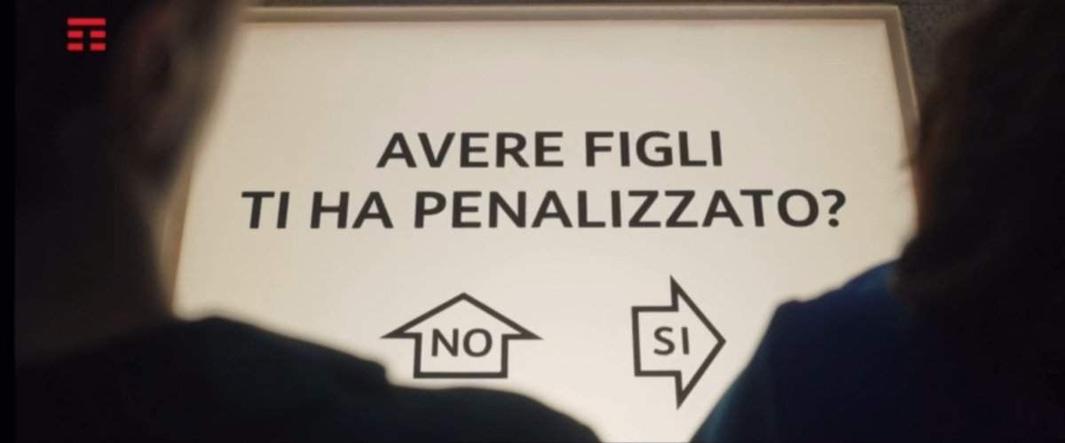 giuvannuzzo's tweet photo. Tutte domande alle quali tante e troppe donne in Italia oggi rispondono con un “Sì”. Solo 1 donna su 2 in Italia lavora. Nella fascia tra 20 e 49 anni, in presenza di un figlio lavora l’83,5% degli uomini e solo il 55,2% delle donne. 

#LaParitàNonPuòAspettare @TIM_Official https://t.co/bLY7oMhEjq