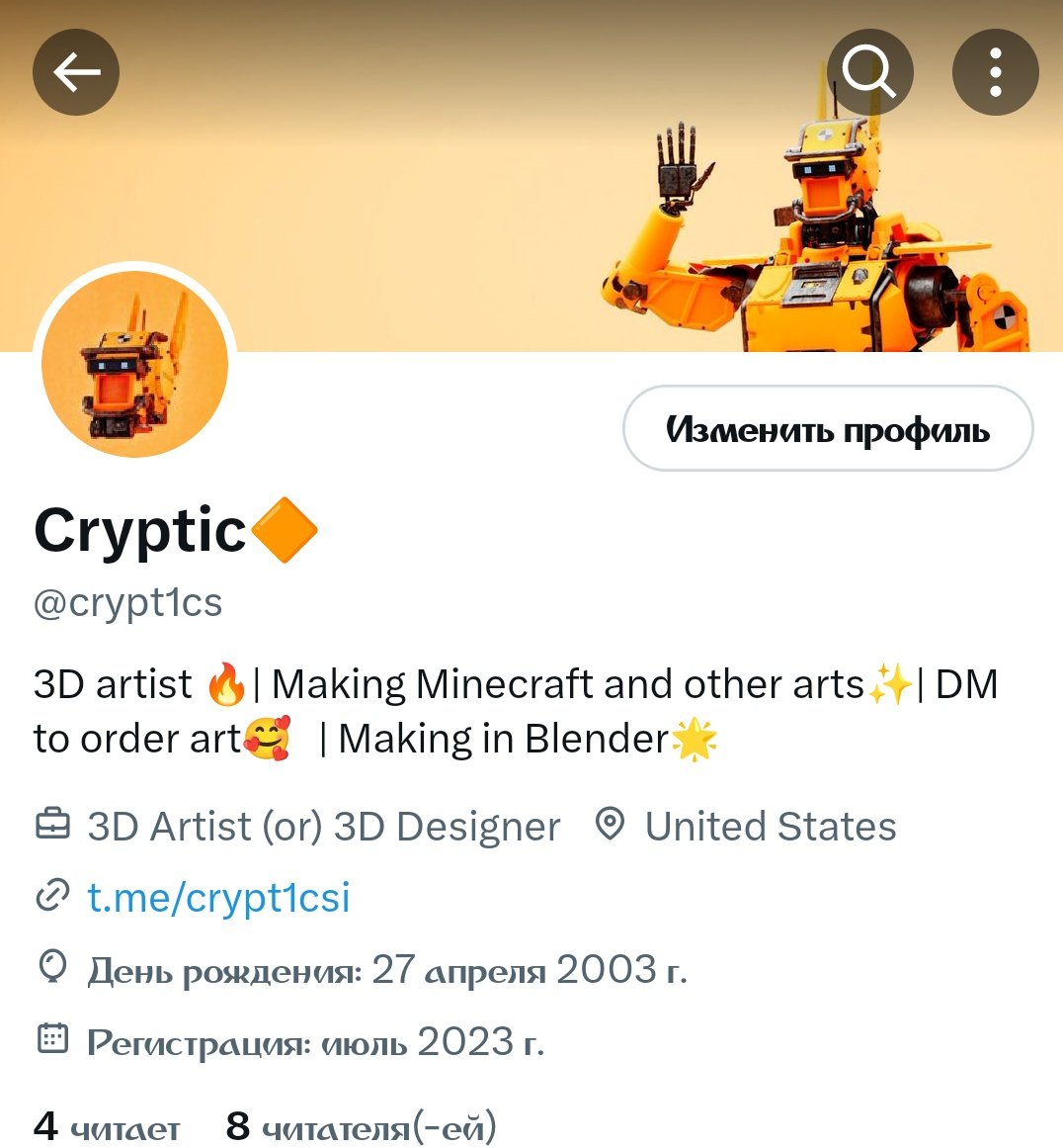 _loziners_'s tweet photo. New avatar and banner 😍
#crypt1cs #3D #x #3dart #blender https://t.co/HJPAtHipAS