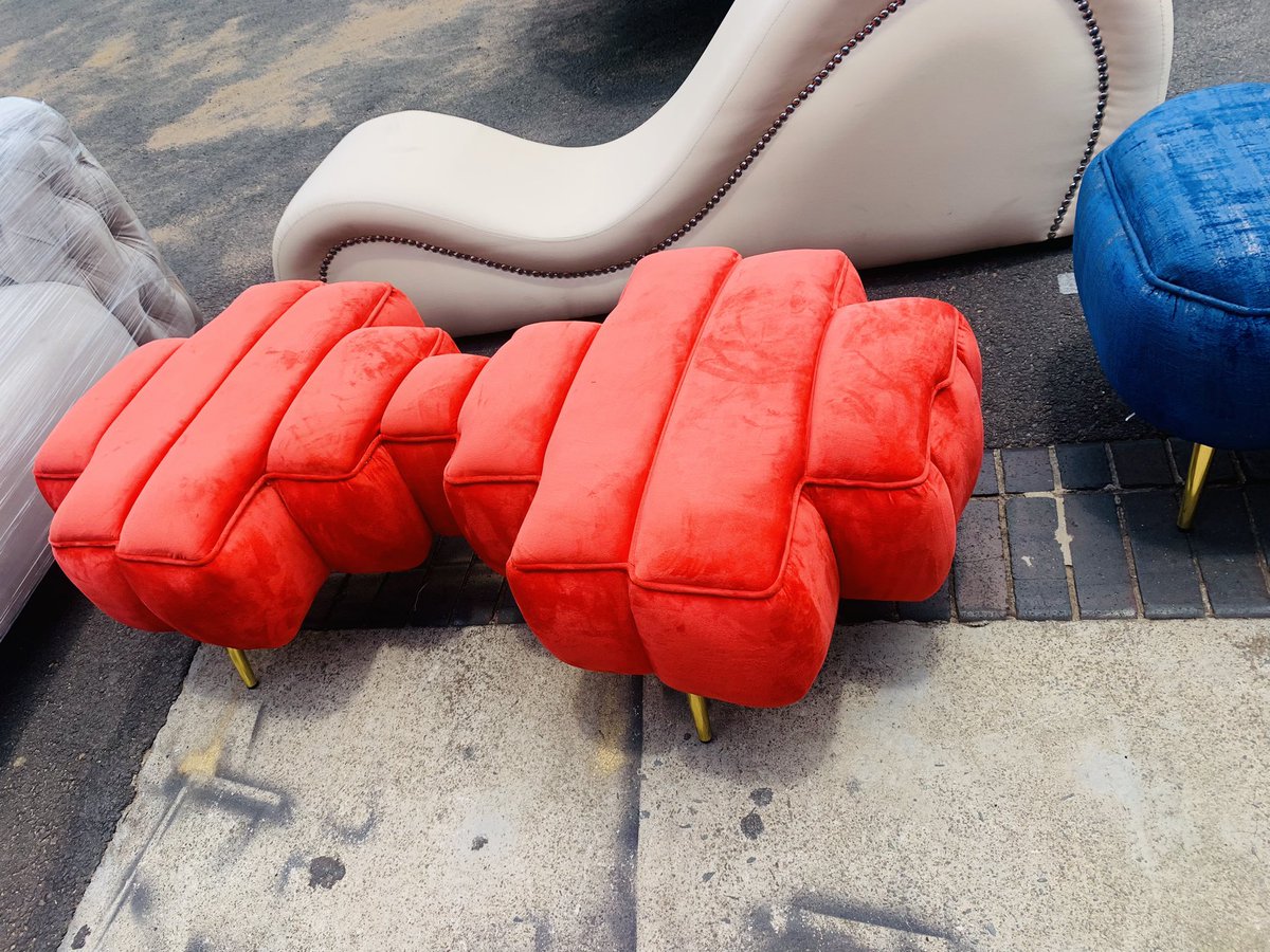 Vintage Red Hand Chair