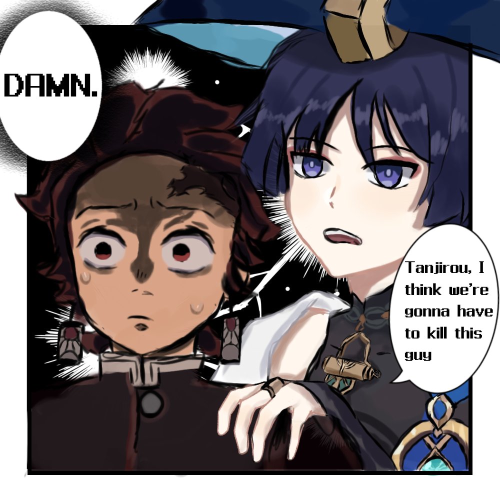 Mewchick1's tweet photo. yes, they're both my comfort characters and I wanna marry them😡 https://t.co/TMxbW6Sq4V
