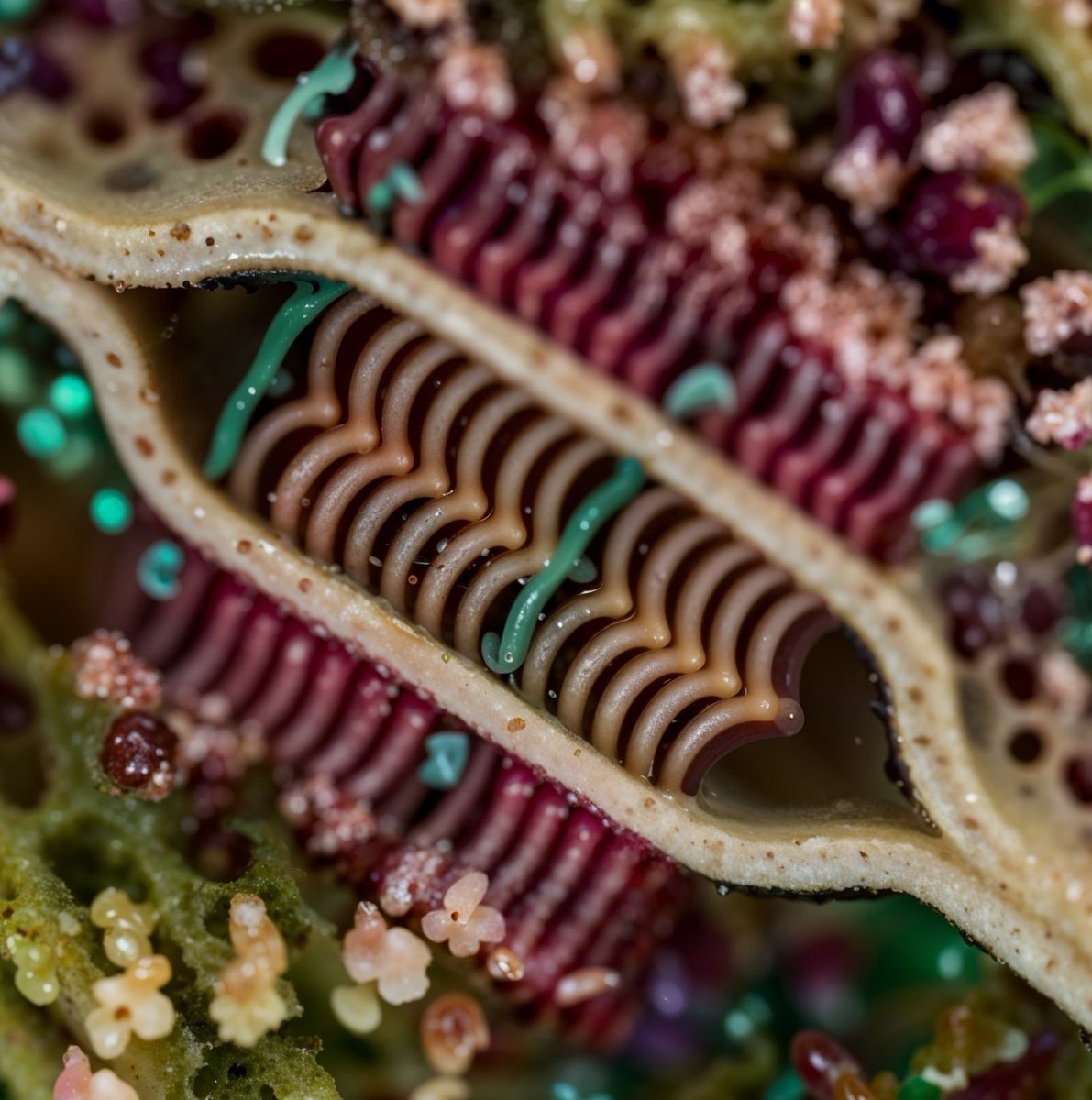 "Somos máquinas".

Modelo detallado de una célula humana (que encontré en Reddit) agrandado 4x con Magnific AI.