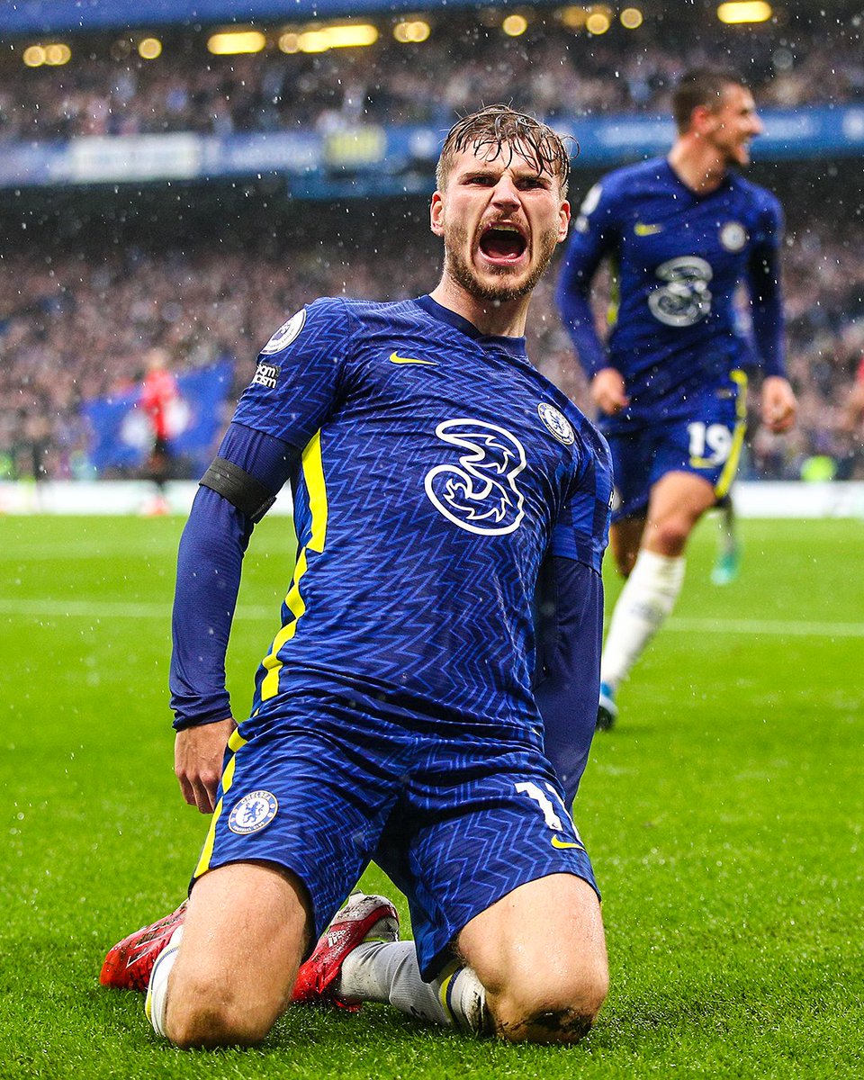 brfootball's tweet photo. Timo Werner in the Premier League at Chelsea: 

🔹 56 games 
🔹 10 goals 
🔹 13 assists 

...and there were the misses 

He's set to join Spurs on a loan deal, per multiple reports https://t.co/crhr2yTXEa