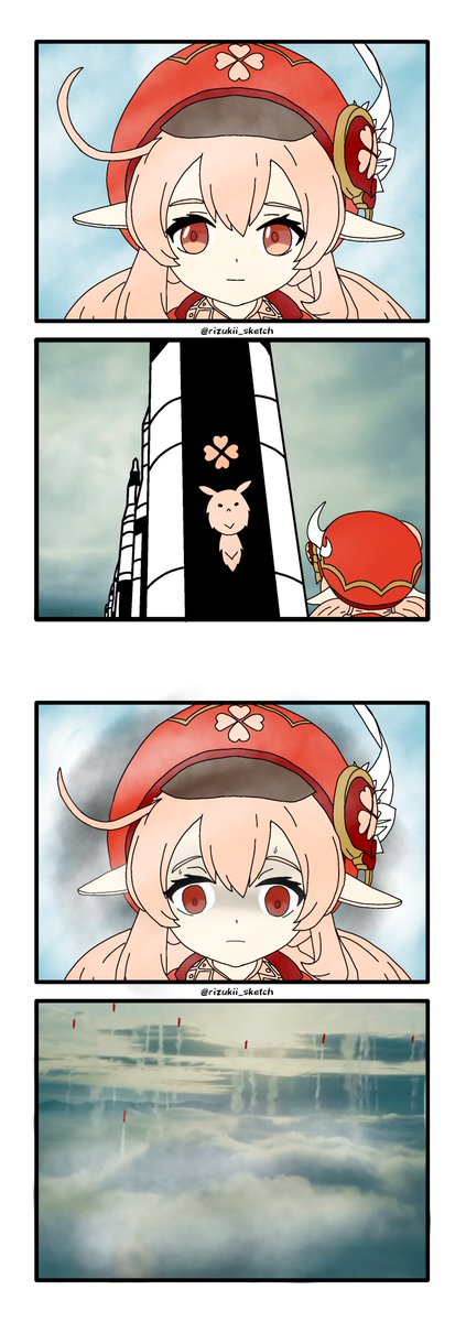 ItsRizukii07's tweet photo. Kleepenheimer, Destroyer of Teyvat
First time making manga-styled illust, need more practice for sure.
#原神 #GenshinImpact #genshinimpactfanart #fanart #Klee #Albed https://t.co/9GtOJi7e22