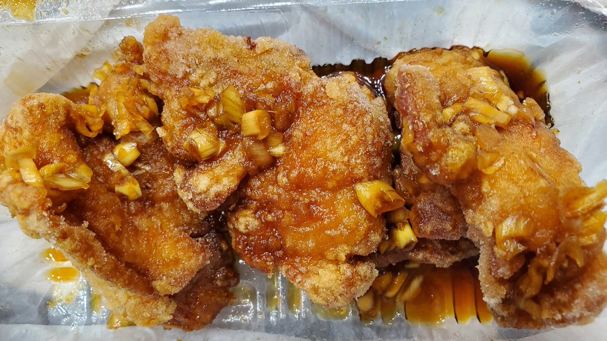 k_chiho14's tweet photo. 油淋鶏が超美味しくて美味しくて美味しくて美味しかったのよ😋
#熊本ヴォルターズ
#Rister https://t.co/thgiCjZ1ba