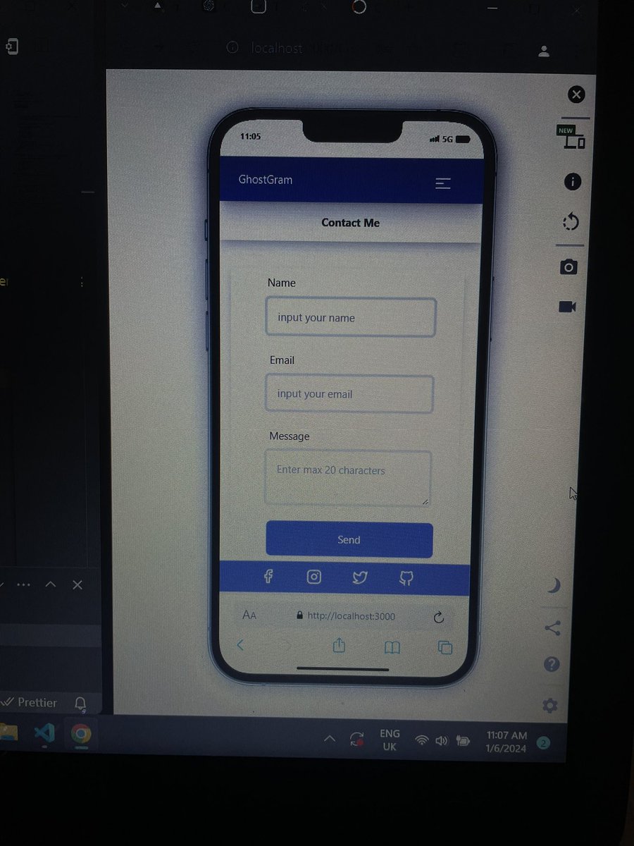 DivineTheDev's tweet image. Day 17-18⭐️
Added linked icons, modified some ui, did some refactoring and debugging
#30daysofcode #30daysofreact #reactjs #learninpublic #buildinpublic