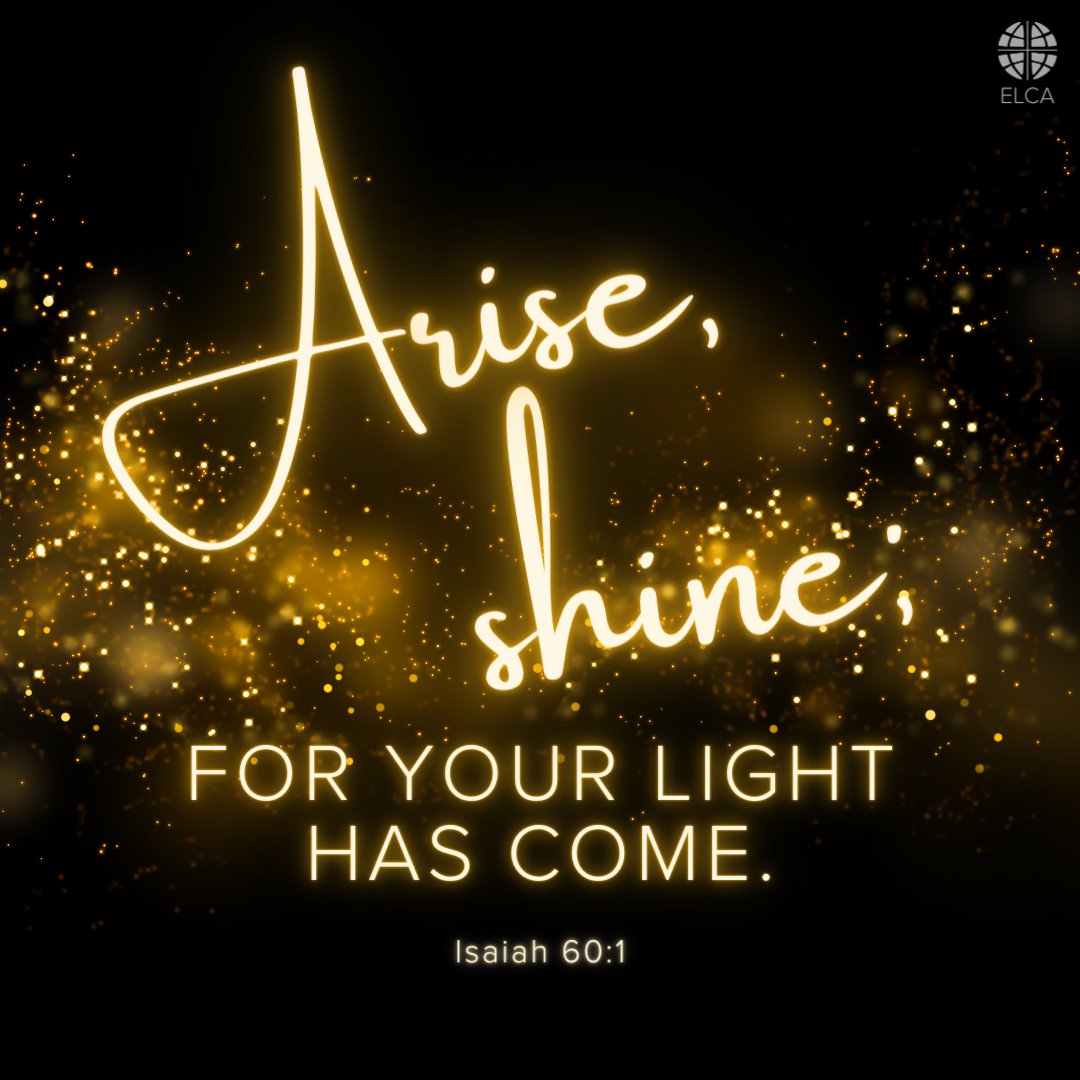 Today is Epiphany! 🌟"Arise, shine; for your light has come, and the glory of the Lord has risen upon you" (Isaiah 60:1).