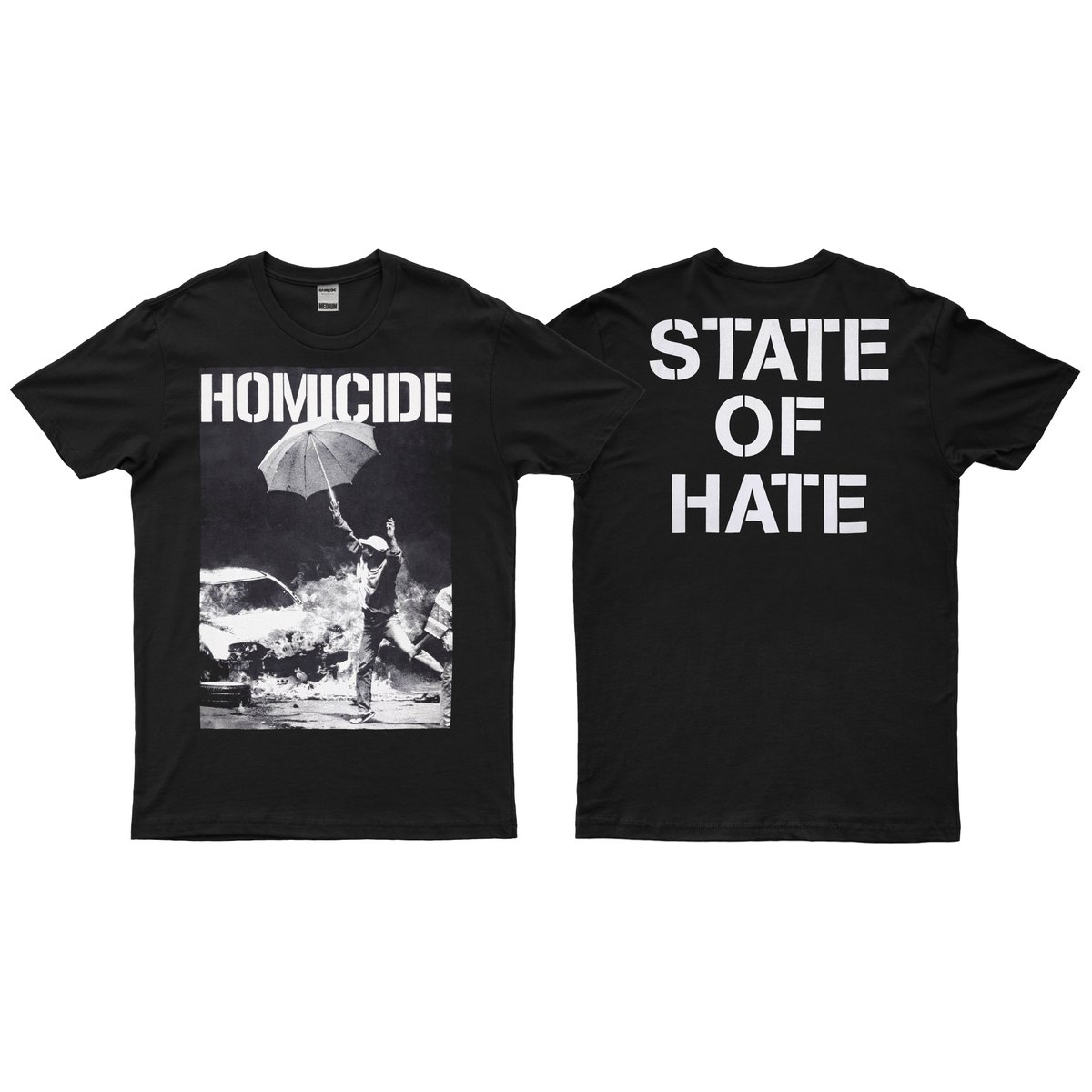 Tshirt HOMICIDE - State Of Hate

Order: linktr.ee/synthesismusic…