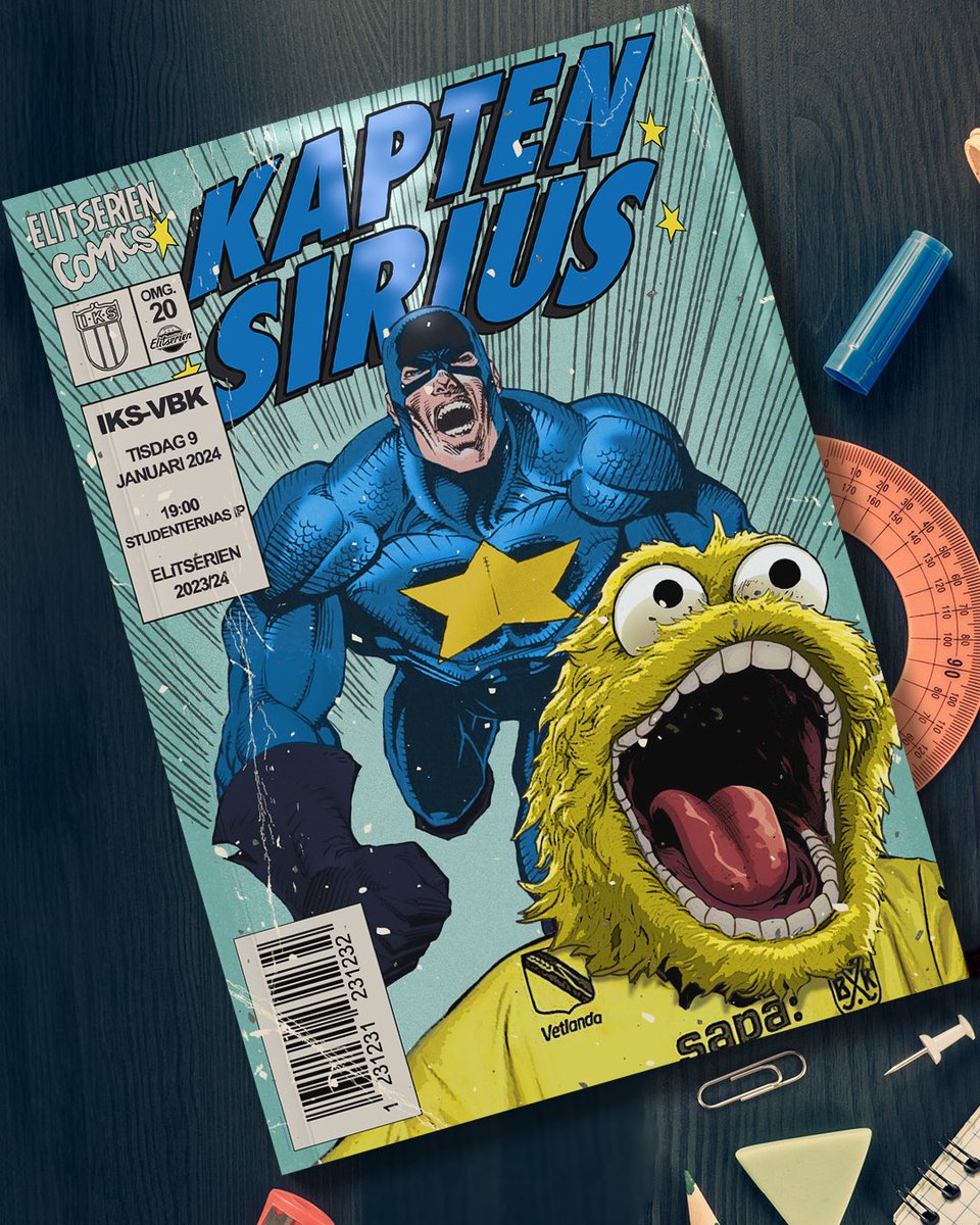 SiriusBandy's tweet photo. Tisdag 9 januari, 19:00 💪🏻💙🖤
#kaptensirius #nippe #elitseriencomics https://t.co/t8XPgFghzE