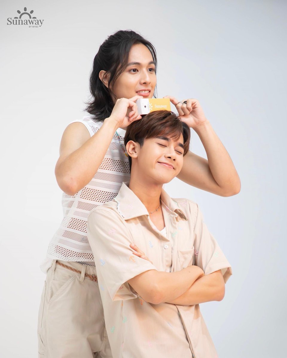SunawayByMYSC's tweet photo. Fluke &amp; Tor 🤗🫶

Behind the Scenes คู่สุดน่ารัก ใครที่อยากเห็นมากกว่านี้ล่ะก็สามารถ รอติดตามจาก Sunaway ได้เลยนะ 🥰

#MYSC #Sunawaythailand #AlwaysSunaway #ศพกระซิบ #thewhisperer #SunawayxTheWhisPerer #sunaway #FlukeTorSunaway #คูณตาว #flukepsk #torkomkrit #กันแดดของคูณตาว https://t.co/GOx3ZqQ5iv